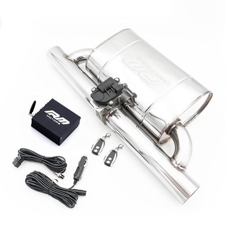 Silenciador elíptico con válvula eléctrica EVP01 63/350/E