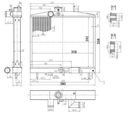 Radiateur haute performance Honda Civic 1996-2000 K20 Swap