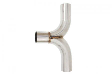 Raccord d’échappement en Y 180° 51/51mm 304SS